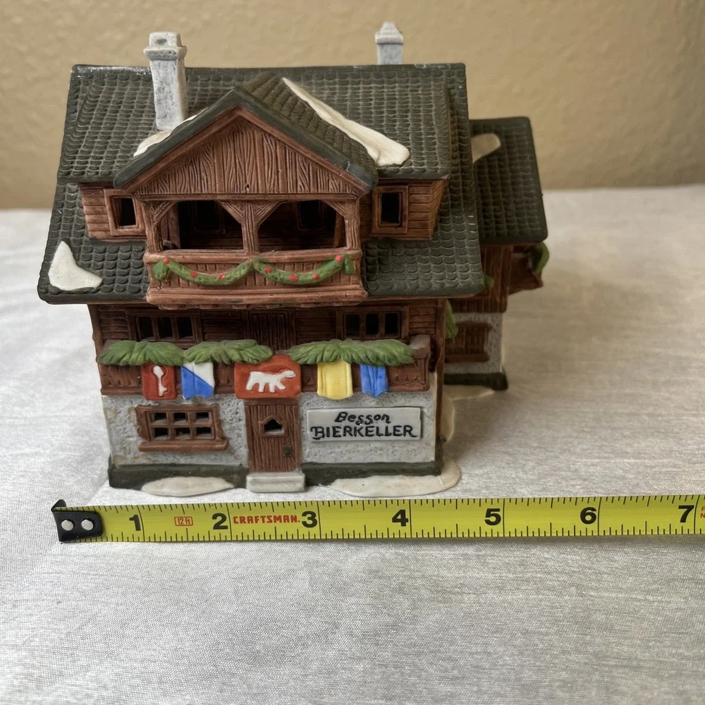 Vintage 1986 Dept 56 Alpine Village Besson Bierkeller #65404 Retired Beer Cellar